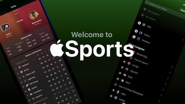 Teknoloji devi, iPhone kullanıcılarının pek çok farklı spor dalındaki son gelişmeleri tek bir platformdan takip etmesini sağlayan Apple Sports isimli uygulamasını hayata geçirdi.