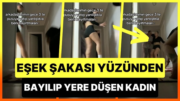 Gecenin 3'ünde Karanlıkta Pusuya Yatan Arkadaşının Eşek Şakası Yüzünden Bayılan Kadın