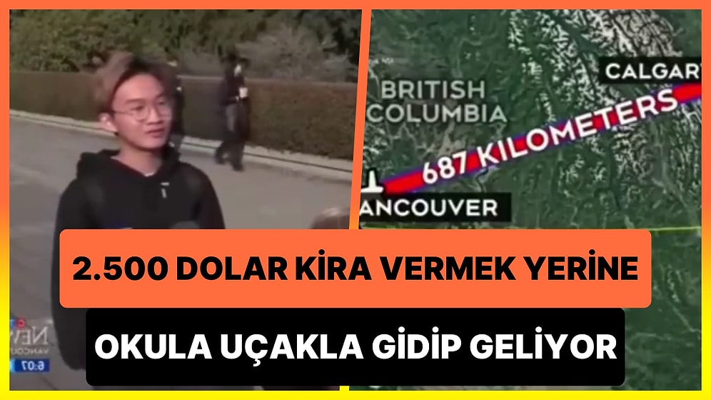 2.500 Dolar Kira Vermek Yerine Evinde Kalıp Okula Uçakla Gidip Gelen 1000 IQ Genç