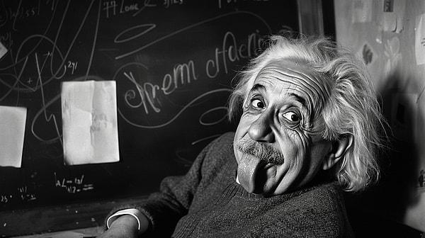 4. "Huzursuzluk İkonu": Albert Einstein'ın Dilini Çıkardığı An
