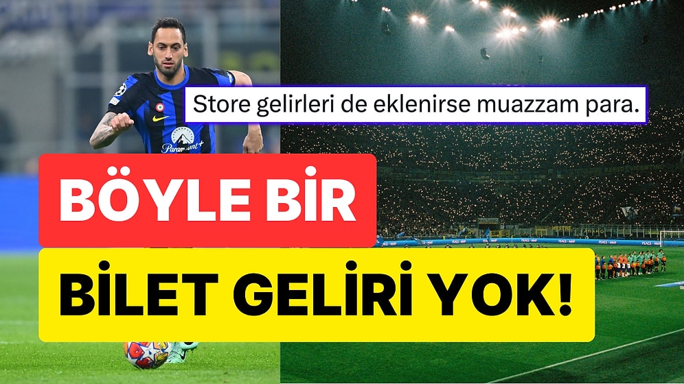 Inter'in Şampiyonlar Ligi'ndeki Atletico Madrid Maçından Elde Ettiği Bilet Gelirine İnanamayacaksınız