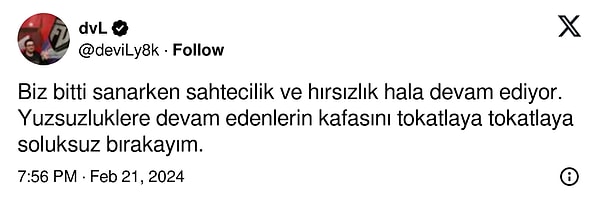 Kısacası biz bitti zannederken aslında durum hiç değişmemiş olabilir.