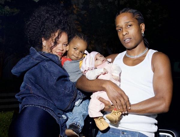 Sevimli aileleriyle mutlu mesut yaşan rapçi ASAP Rocky ve Rihanna'nın bir özelliği daha var...