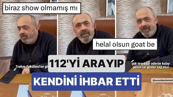 Bir Adam Çektiği Videoyu İzlerken Kırmızı Işıkta Geçtiğini Fark Edince Kendi Kendini İhbar Etti