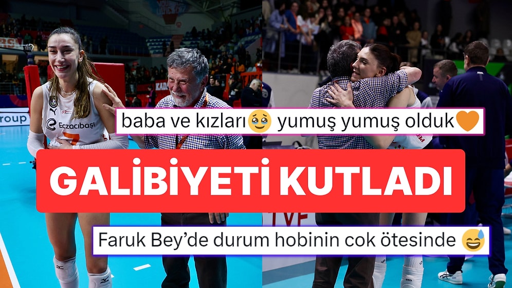 Eczacıbaşı Dynavit CEV Şampiyonlar Ligi'nde Yarı Finale Bir Adım Daha Yaklaşırken Faruk Başkan Sahaya İndi