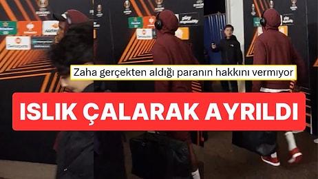 Avrupa'ya Veda Eden Galatasaray'da Zaha'nın Prag Maçından Islık Çalarak Ayrılması Aidiyetini Sorgulattı
