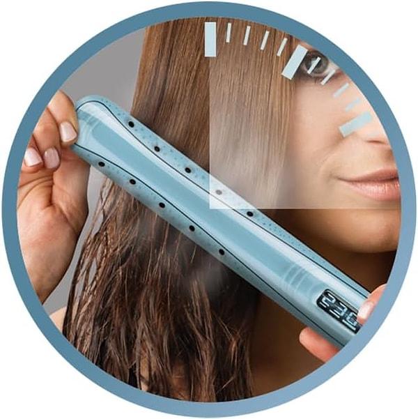 3. Saçlarını düzleştirmeden önce kurutarak vakit kaybetmek istemeyenlerin tercihi Remington saç düzleştirici.