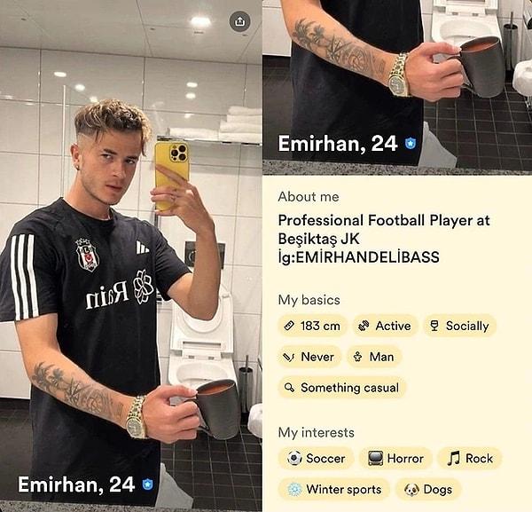 Geçtiğimiz günlerde bir flört ve arkadaşlık uygulamasındaki profili ile gündeme gelen genç futbolcu Emirhan Delibaş için Beşiktaş'tan açıklama geldi. Kulübün resmi sitesinden yapılan açıklamada Emirhan Delibaş ile yolların ayrıldığı açıklandı.