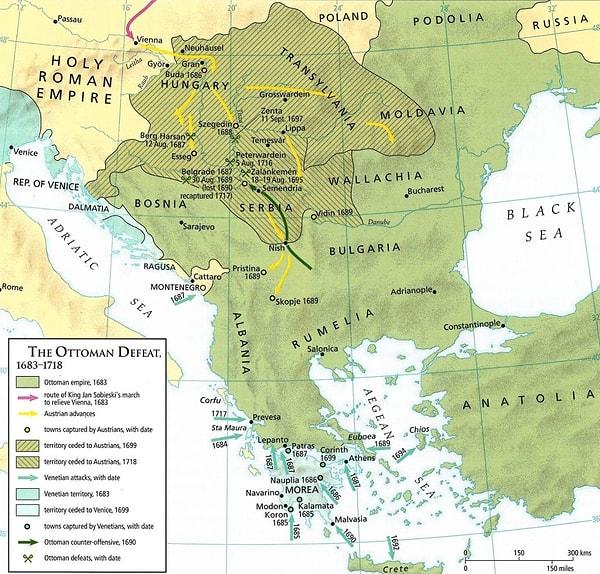 Osmanlı İmparatorluğu'nun Viyana'da uğradığı başarısızlık, tarihin akışı içinde inanılmaz bir dönüm noktası oldu. Osmanlı'nın yenilmez ordularının çok istemelerine rağmen ele geçiremedikleri Viyana, uzun yıllardır devam eden Avrupa'daki Osmanlı ilerleyişinin de sonu oldu.