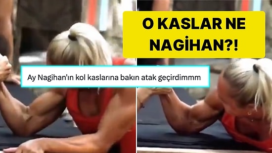 Survivor'da Bilek Güreşi Yapan Nagihan'ın Kol Kasları Olay Oldu!