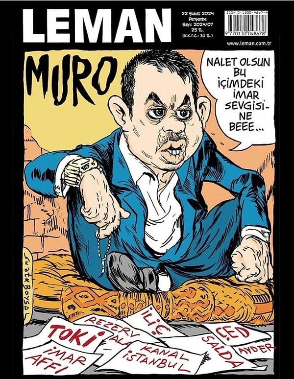 LeMan dergisi bu haftaki kapağına AK Parti'nin İstanbul Büyükşehir Belediye Başkan adayı Murat Kurum'u taşıdı.