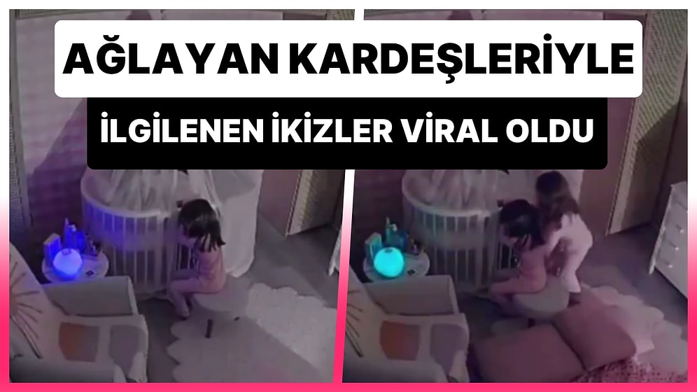 Gece Ağlayan Kardeşleriyle İlgilenen İkiz Kız Kardeşlerin İzlerken Gözlerinizden Kalpler Fışkırtacak Anları