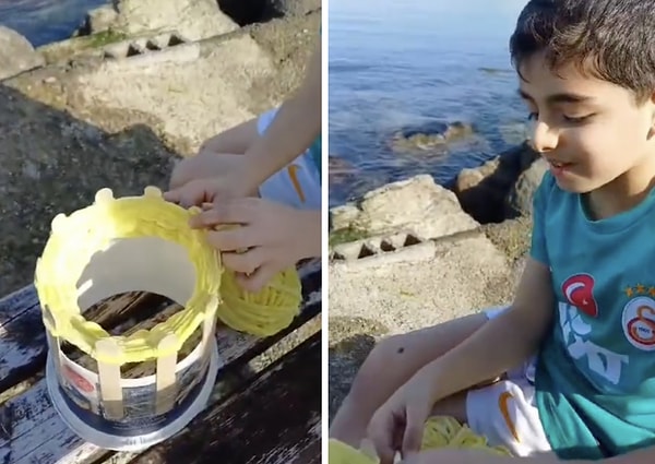 Saatlerce arandıktan sonra sahilde denize karşı örgüsünü örerken bulunan çocuğun o anki huzuru, herkeste aynı şekilde bir kaybolma isteği uyandırdı.