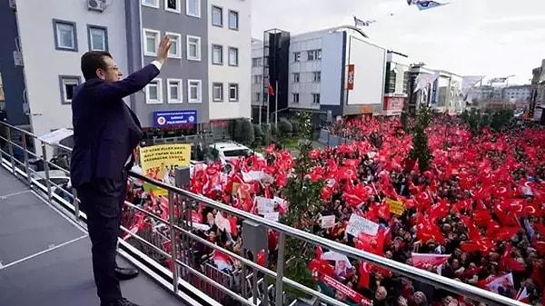 CHP'nin İstanbul adayı ve mevcut İBB Başkanı Ekrem İmamoğlu, İstanbul Sancaktepe’de vatandaşlarla bir araya geldi.