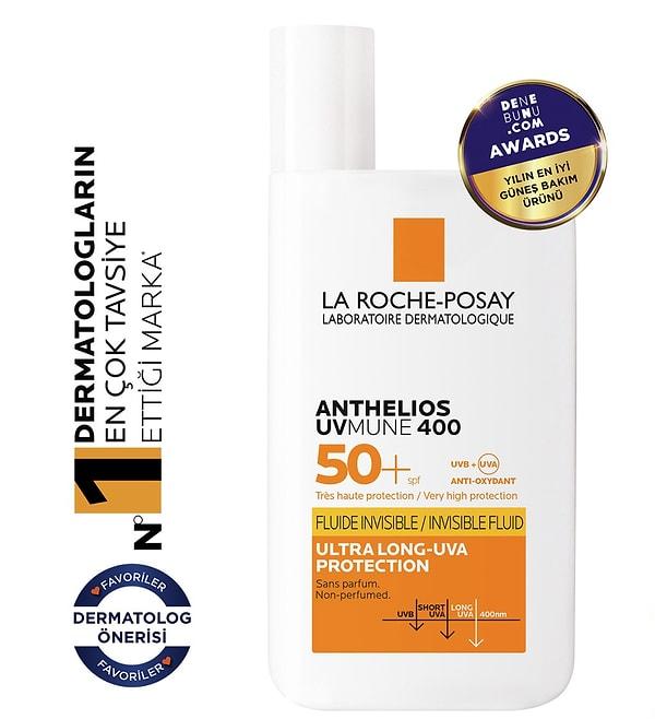 La Roche Posay'nin Anthelios Uvmune 400 Spf 50+ Invisible Fluid ürünü, cildinizi güneşin zararlı etkilerinden korumak için mükemmel bir çözüm sunar.