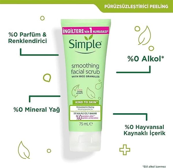 3. Simple Kind To Skin Pürüzsüzleştirici Peeling
