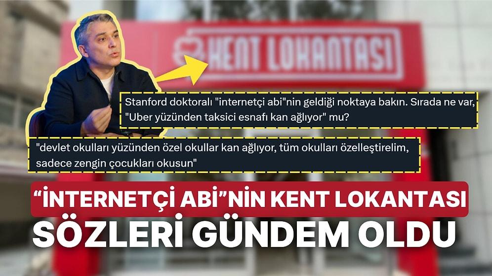Bağımsız İstanbul Belediye Başkan Adayı 'İnternetçi Abi' Taylan Yıldız'ın Kent Lokantası Açıklaması Olay Oldu