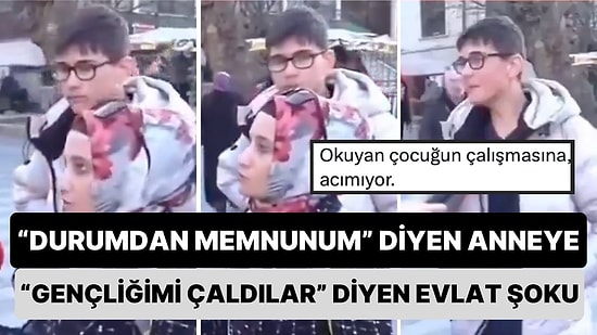 Ülkenin Durumunda Çok Memnun Olduğunu Söyleyen Anne Oğluna Mikrofon Uzatılmasıyla Neye Uğradığını Şaşırdı