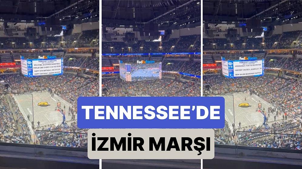 Tennessee'de Memphis Grizzlies - Los Angeles Clippers Maçının Mola Arasında İzmir Marşı Çalındı