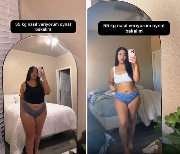 12 ayda 55 kilo veren Cristan Faith, kilo verme sürecinde kaydettiği görüntüleri ay ay paylaştı.