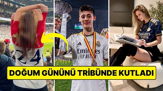 Rus Model Svetlana Alekseeva Hayranı Olduğu Arda Güler'in Doğum Gününü Tribünde Kutladı