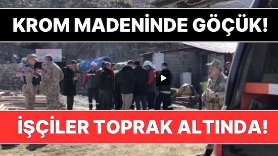 Elazığ Palu’daki Krom Madeninde Göçük: İşçiler Toprak Altından Kurtarıldı