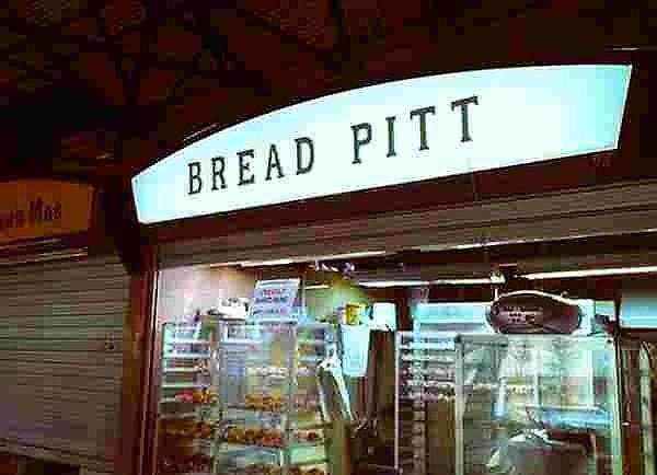 7. Bread Pitt