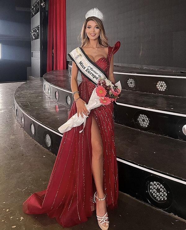 2024 World Miss Europe'ta Türkiye'yi temsil eden Elmas Yılmaz, Dünya Avrupa 1. Güzeli unvanını alarak hepimizi gururlandırdı.