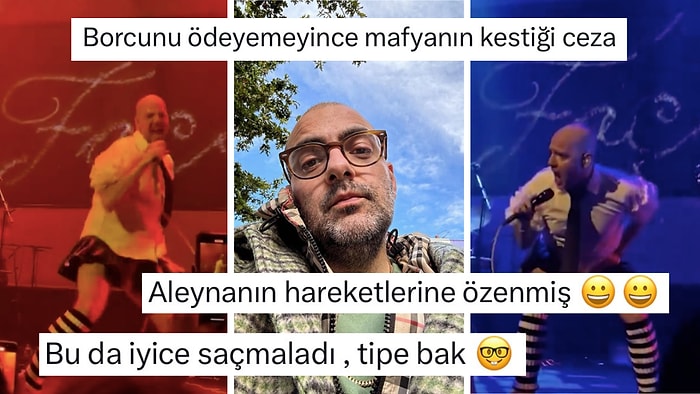 Büyük Ev Ablukada’nın Solisti Bartu Küyükçağlayan’ın Sahneye Mini Deri Etekle Çıkması Dillere Düştü!