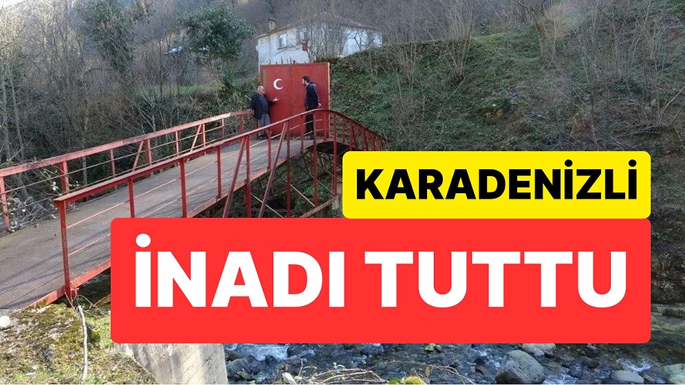 Köprü Yapımına Kimse Destek Olmayınca Köprüye Demir Kapı Yaptırıp Kilit Vurdu
