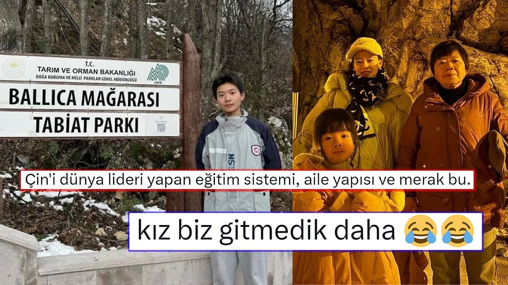 Çinli Öğrenci Coğrafya Dersinde Görüp Etkilendiği Ballıca Mağarası'nı Görmek İçin Tokat'a Geldi