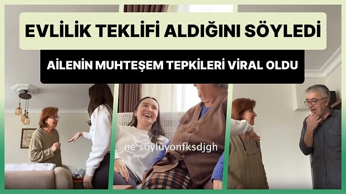 Kızlarının Evlilik Teklifi Aldığını Öğrenen Ailenin Muhteşem Tepkisine Bayılacaksınız!