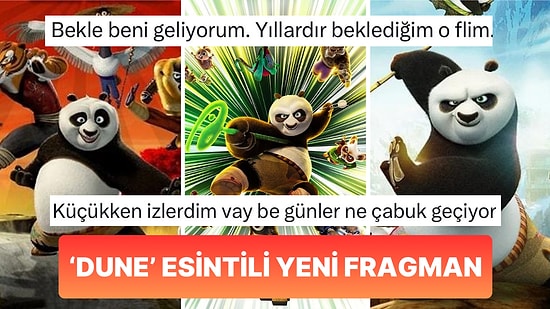 Dünya Çapında Sevilen Animasyon Filmlerinden 'Kung Fu Panda 4'ün 'Dune' Esintili Fragmanına Gelen Tepkiler