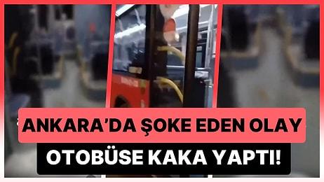 Ankara'da Şoke Eden Olay: Bir Yolcu EGO Otobüsünün Ortasına Büyük Abdestini Yaptı!