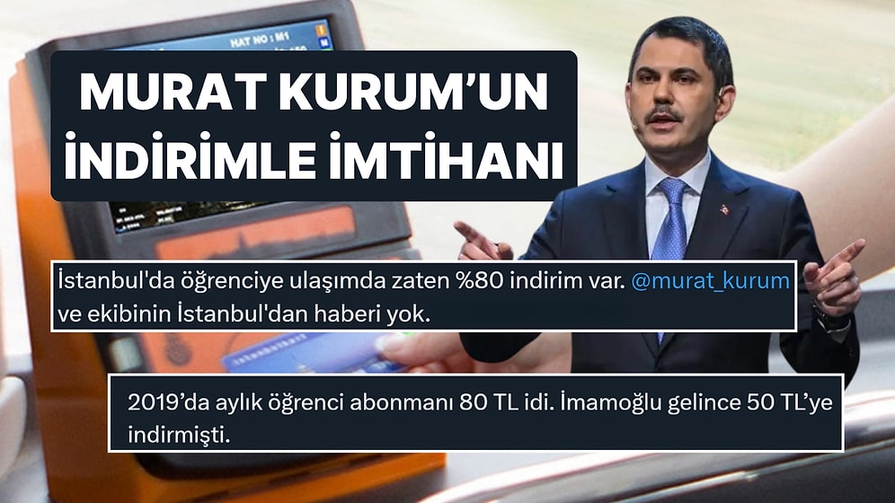 İBB Adayı Murat Kurum'un Canlı Yayında Abonman İndirim Vaadi, Zamma Dönüştü: Yorumlar Gecikmedi