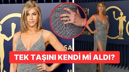 Friends Dizisinin Yıldızı Jennifer Aniston'ın Parmağındaki Yüzük Yeni Aşk İddialarını Alevlendirdi