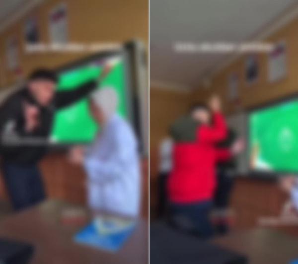 Sınıfta, öğretmenlerinin karşısında dans ederek TikTok videosu çeken gençlerin sosyal medyada paylaştıkları görüntüler ise kısa sürede tepki çekti.