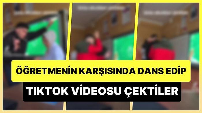 Öğretmenin Karşısında Dans Ederek TikTok Videosu Çeken Lise Öğrencileri Tepki Çekti