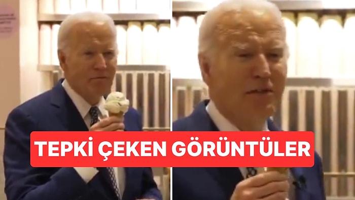 Joe Biden’ın Tepki Çeken Görüntüsü: Dondurma Yerken Açıkladı