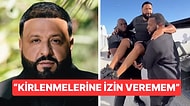 Ünlü DJ Khaled Ayakkabılarının Kirlenmesini İstemediği İçin Korumalarına Kendini Taşıtınca Yok Artık Dedirtti