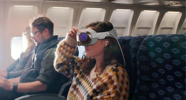 Şirket, yeni Vision Pro hizmeti ile business class yolcularına daha sürükleyici bir uçak içi eğlence deneyimi sunmayı hedefliyor.