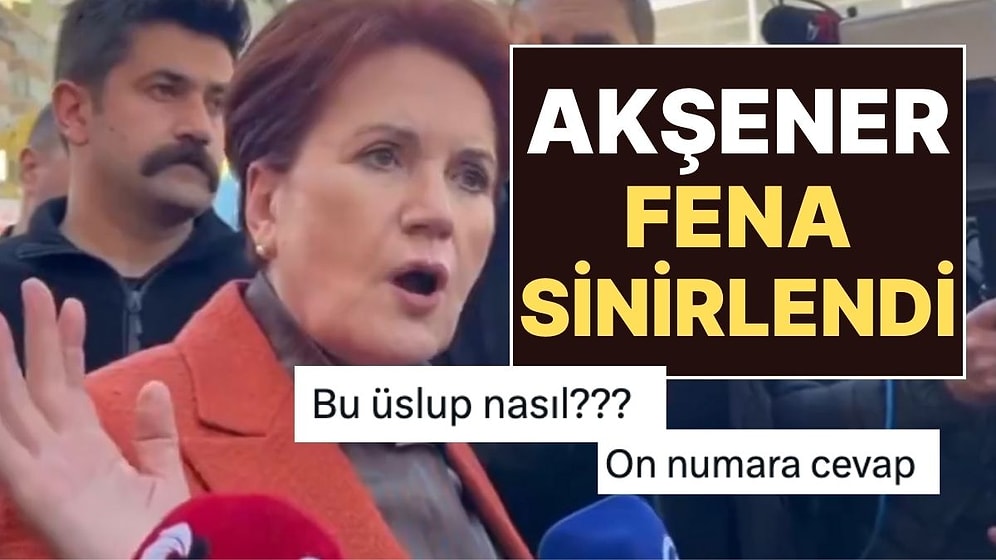 Meral Akşener, Ankara'da CHP'li Seçmenle Tartıştı: "Vermeyin Oy Kardeşim"