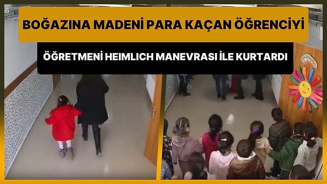 Mardin'de Boğazına Madeni Para Kaçan Öğrenciyi Öğretmen Heimlich Manevrasıyla Kurtardı