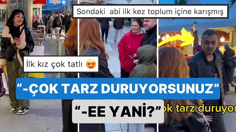 Sokakta Rastgele İnsanlara İltifat Eden Kadına Gelen "Ee Yani?" Yanıtı İzleyenlerin Sinirlerini Bozdu