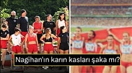 Survivor'ın İddialı Yarışmacıları Nagihan, Merve ve Pınar'ın Olimpiyatlarda Omuz Omuza Fotoğrafı Ortaya Çıktı