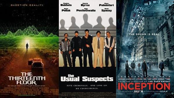 The Thirteenth Floor-The Usual Suspects-Inception