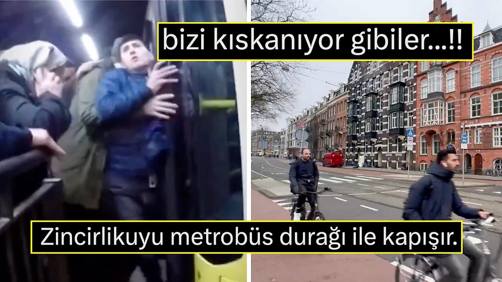 İstanbul'da Nefes Bile Alamayan Vatandaşın Sinirleri Amsterdam Trafiğini Görünce Baya Bi’ Bozuldu