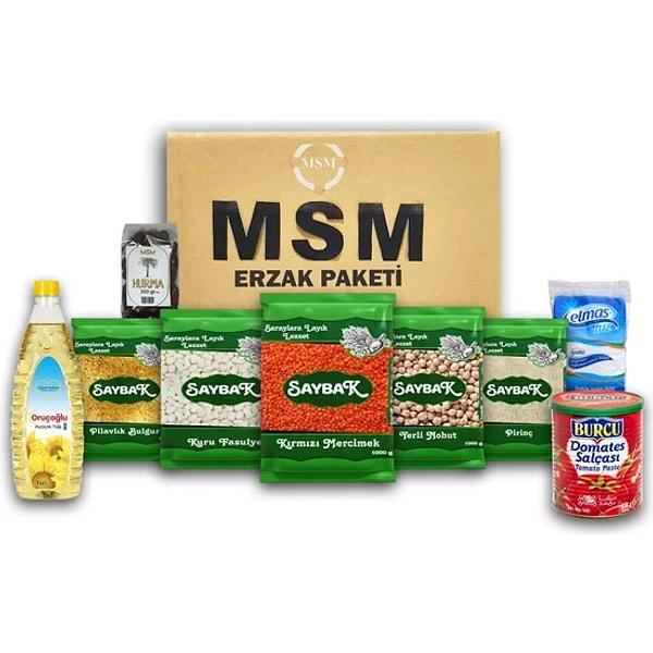 5. Msm Ramazan Paketi Erzak Kolisi Kumanya Paketi Ramazan Kolisi Gıda Paketi 9 Parça No 20