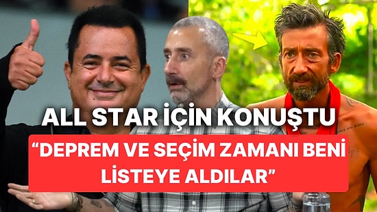 Yunus Günçe'den Gündemi Sallayacak Survivor All Star Açıklamaları: Çektiği Videolar Yüzünden Almamışlar!