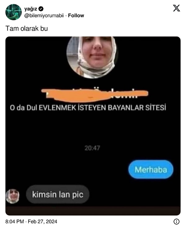 Sert birisine benziyor.